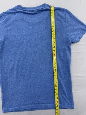 Superdry Essential Logo Blue Marl Slim Fit Men's M T-Shirt Cotton