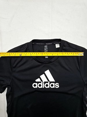 Adidas Primeblue Men's Black T-Shirt S Loose Fit Ocean Plastic Logo