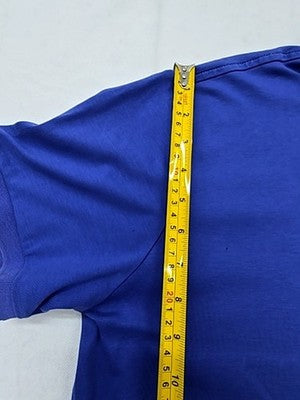Polo Ralph Lauren Royal Blue Cotton Polo Shirt L Custom Slim Fit Short Sleeve