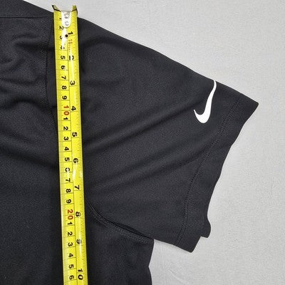 Nike Dri-FIT Black XL Short Sleeve Polo Golf Shirt Men