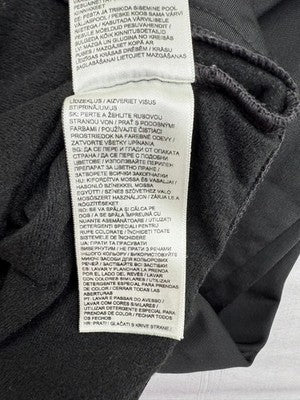 Puma Forever Better Black Track Jacket M Zip-Up White Stripe Polyester