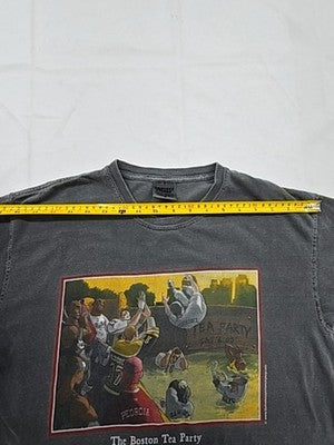 Comfort Colors Boston Tea Party Grey M Short Sleeve Cotton Crewneck