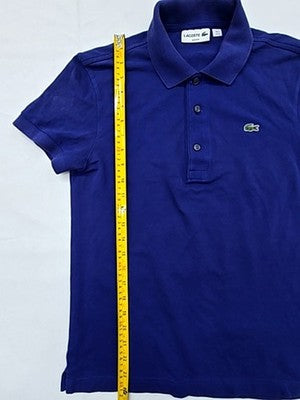 Lacoste PH793 Navy Slim Fit XS Short Sleeve Polo Shirt Cotton