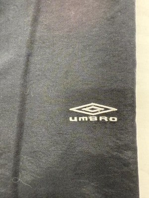 Umbro Men's Black Track Pants L Regular Fit Tapered Athletic