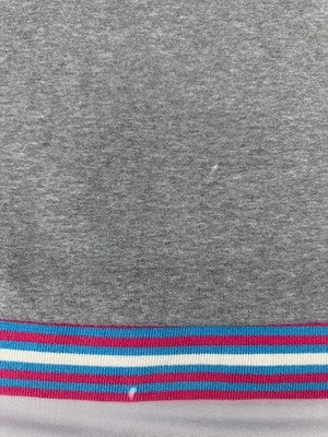 Nike Grey Colorblock Sweatshirt XL Zip Pocket Long Sleeve