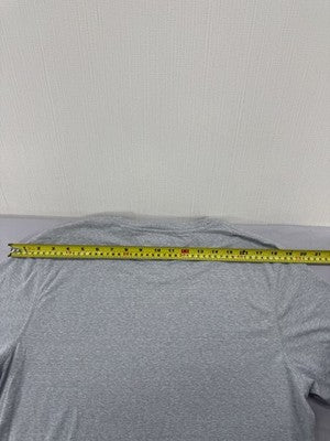 Tommy Hilfiger Men's XL Grey V-Neck Graphic Short Sleeve Cotton T-Shirt