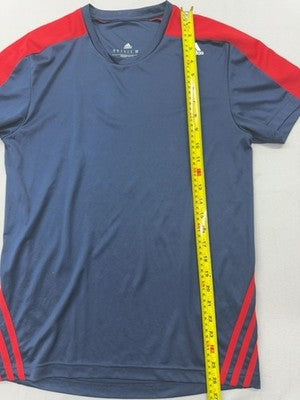 Adidas Kids Climacool T-Shirt Size 5 Red/Blue Short Sleeve