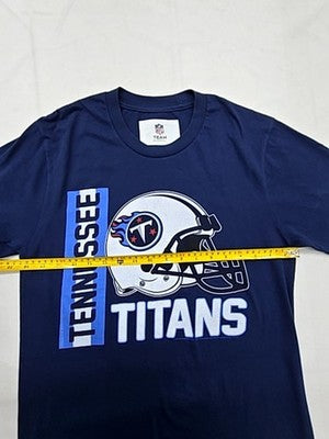 NFL Men's Navy Short Sleeve Crewneck T-Shirt S Regular