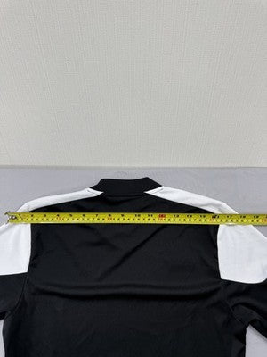 Adidas Black Striped Soccer Jersey Climalite Short Sleeve S