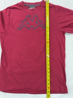 Kappa Men's XXL Red Short Sleeve Cotton T-Shirt Crewneck