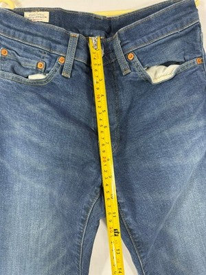 Levi's 511 Slim Fit Men's Jeans W31 L32 Dark Blue Denim Stretch