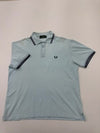 Fred Perry Polo Shirt Light Blue size 14 / 16 front view