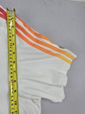 Adidas Originals Men's XL White 3-Stripes Cotton T-Shirt