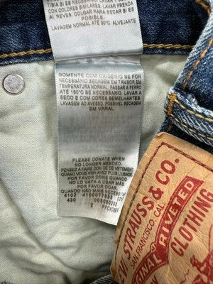 Levi's 505 Men's 30x32 Medium Wash Straight Fit Stretch Jeans