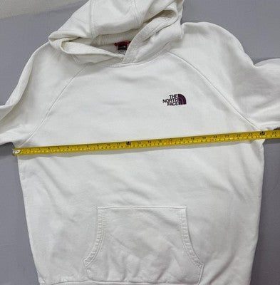 The North Face Men's White Cotton Pullover Hoodie XL Regular Long Sleeve