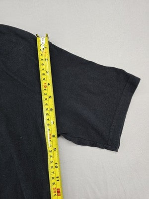 Disney Mickey Mouse Black Graphic T-Shirt XL Men's Cotton