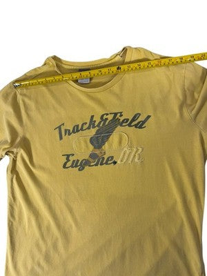Nike Men's Large Yellow Track & Field Cotton T-Shirt XL
