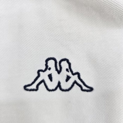 Kappa Men's White Cotton Polo Shirt Large Regular Fit Short Sleeve