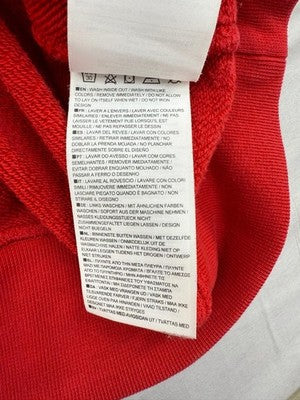 Nike Kobe Bryant Red Crewneck Sweatshirt Men's L Fleece Long Sleeve