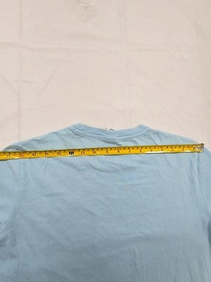 Champion Light Blue Small Short Sleeve Crewneck Logo T-Shirt Unisex