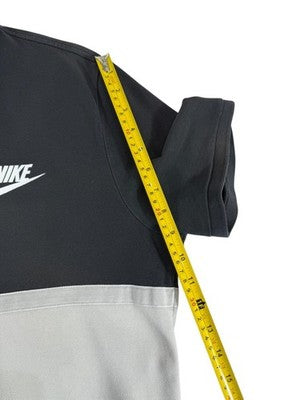 Nike Black White Color Block Polo Shirt Men's L Short Sleeve Cotton