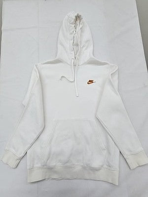 Nike Unisex White Hoodie – Size S, Pullover
