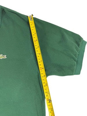 Lacoste Men's Green Polo Shirt Classic Fit Short Sleeve Cotton Size 4