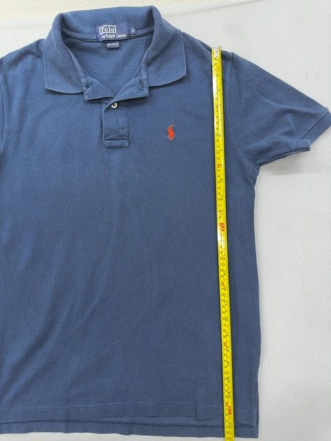 Polo Ralph Lauren Navy Cotton Polo Shirt S Classic Fit Pony Logo
