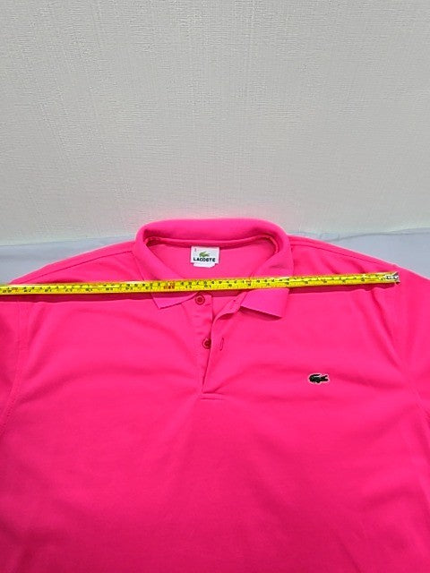 Lacoste Men's Fuchsia Pink L.12.12 Polo Shirt Cotton Pique Short Sleeve