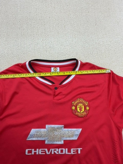 Adidas Red XL Men's Short Sleeve Sports Jersey 100% Polyester