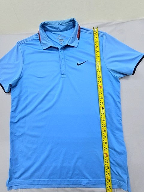 Nike Men's Blue Dri-FIT Polo Shirt Size L