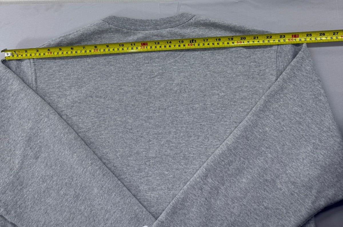 Champion Men's Gray Crewneck Fleece Sweatshirt Size M Regular