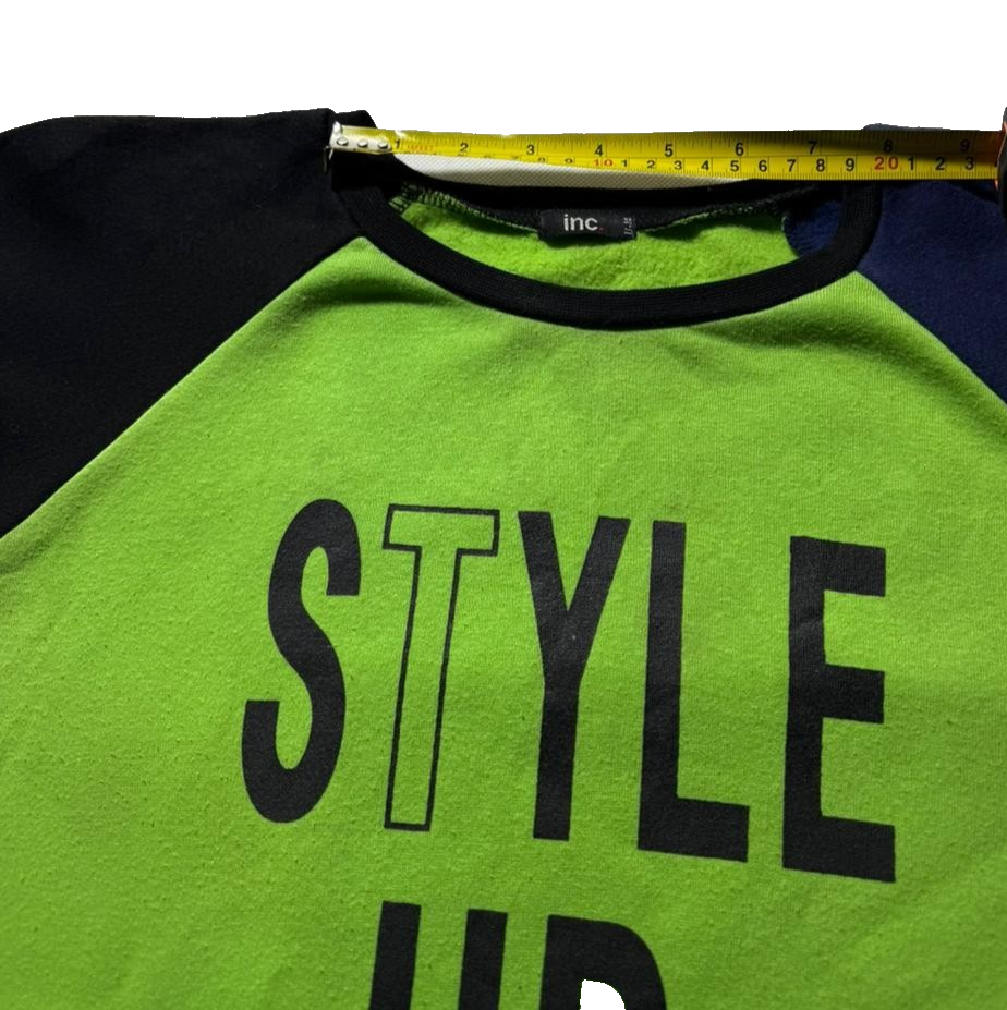 Inc International Concepts Kids Crewneck Sweatshirt "Style Up" Size 13-14