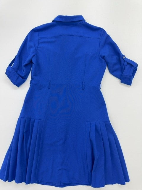 Sharagano Women's Royal Blue Shirt Dress Size 10