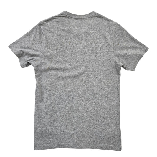 Adidas Men's Gray T-Shirt – Size S, Cityscape Geometric Brand Department