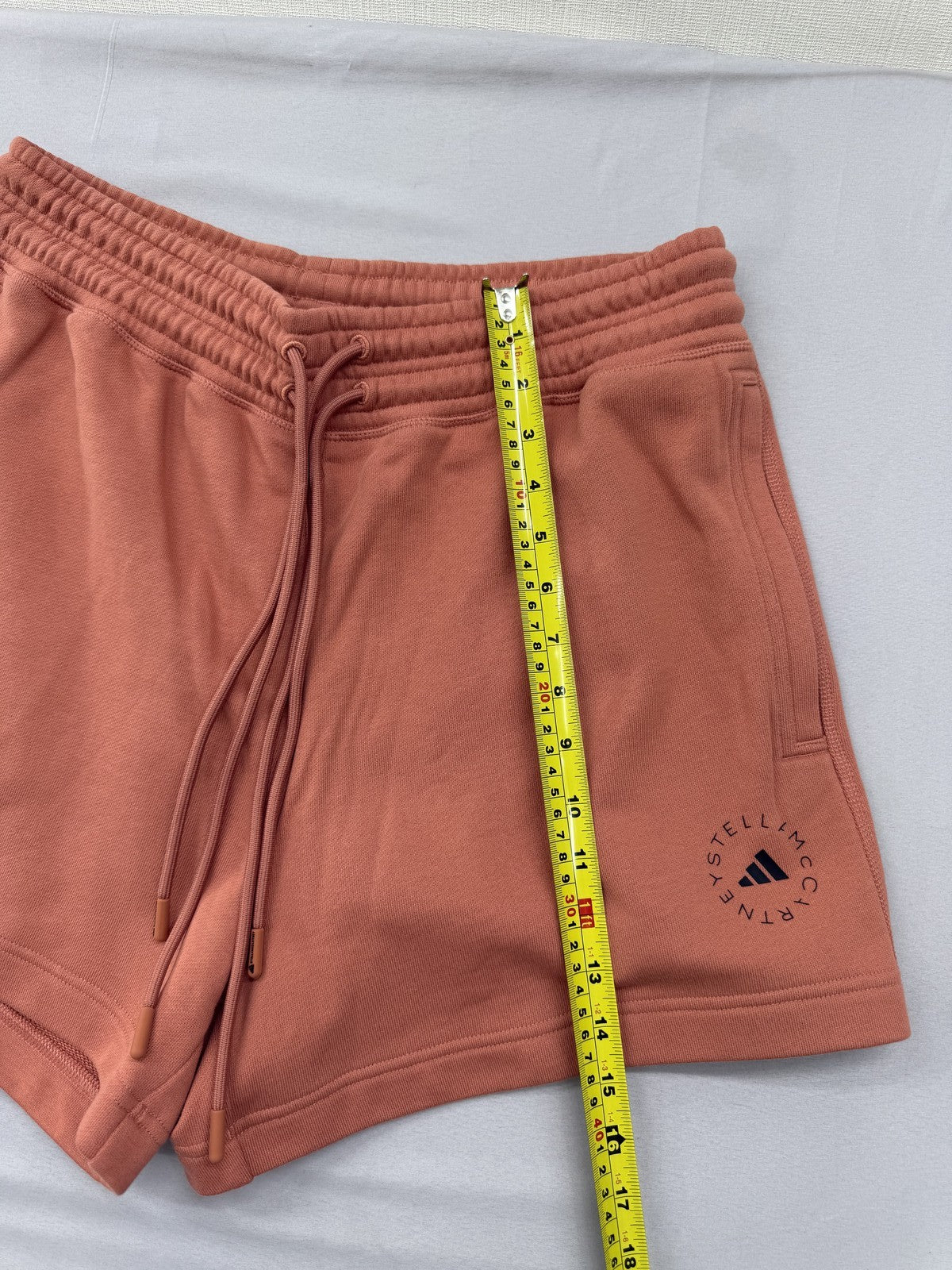 Adidas Stella McCartney Rust Terry Athletic Shorts 2XL Women Relaxed