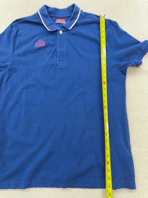 Kappa Men's Blue Polo Shirt XXL Short Sleeve Cotton