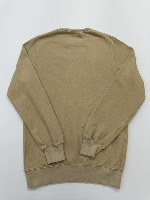 Pull&Bear Boys Tan Graphic Crew Sweatshirt Size S Pullover