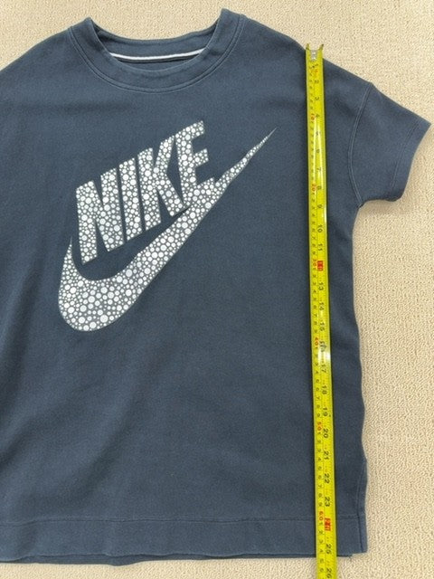 Nike Women's Navy Oversized Fleece Sweatshirt Size M