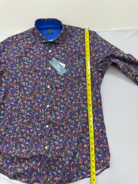 Harmont & Blaine Floral Button Shirt Men XL Long Sleeve