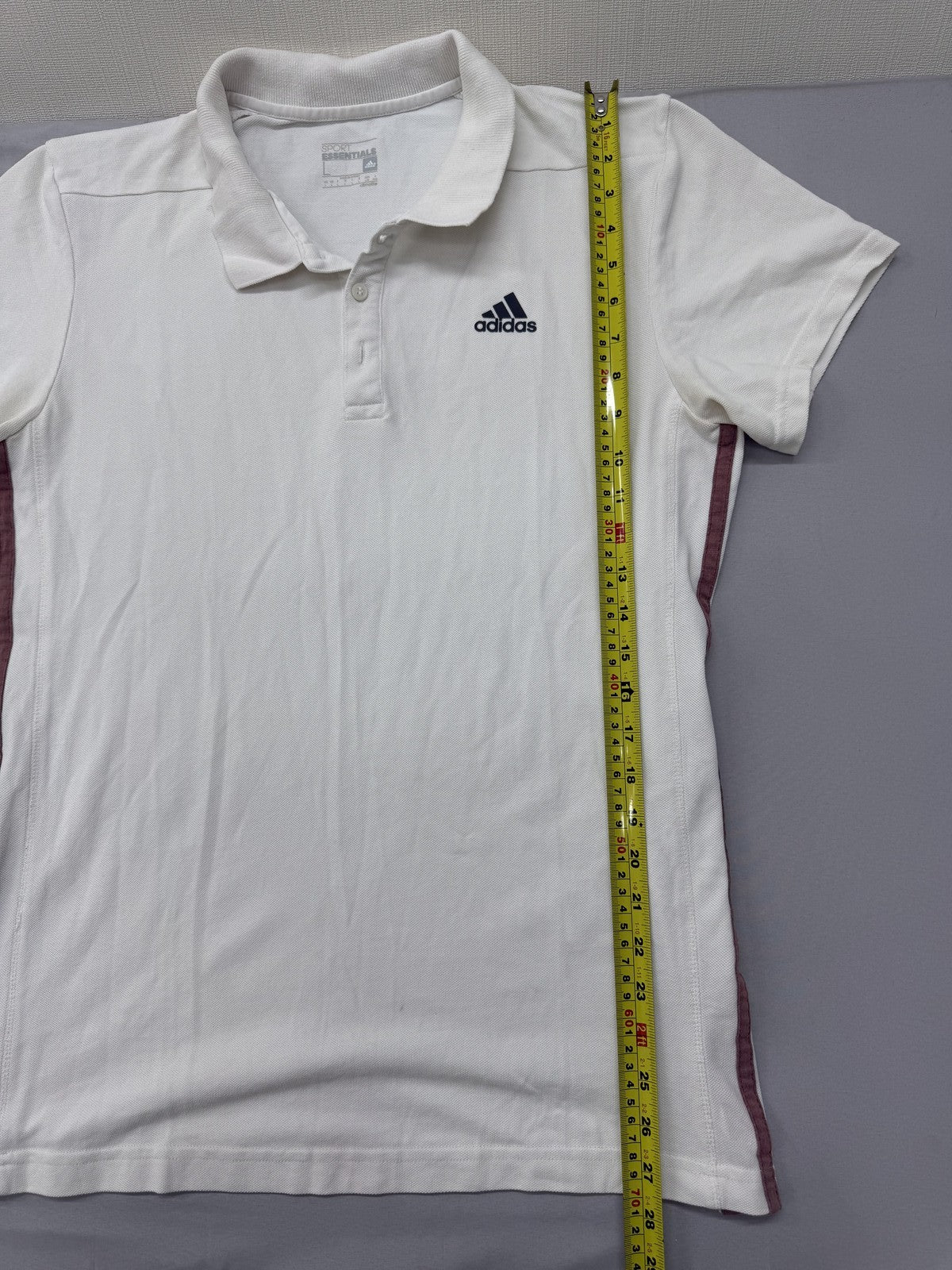 Adidas Women's White Climacool Polo Regular Size Training