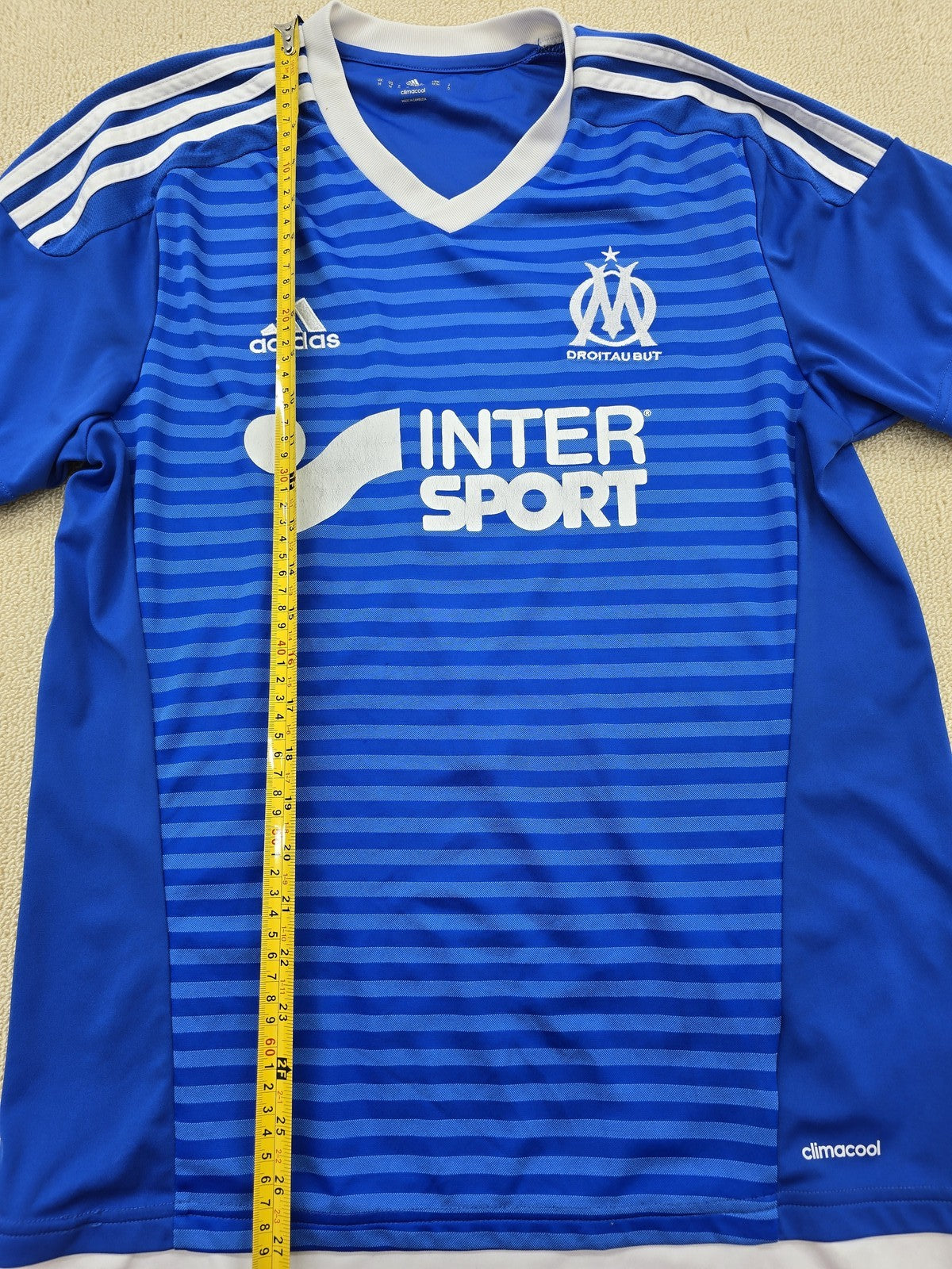 Adidas Olympique Marseille Blue Football Jersey Cambodia
