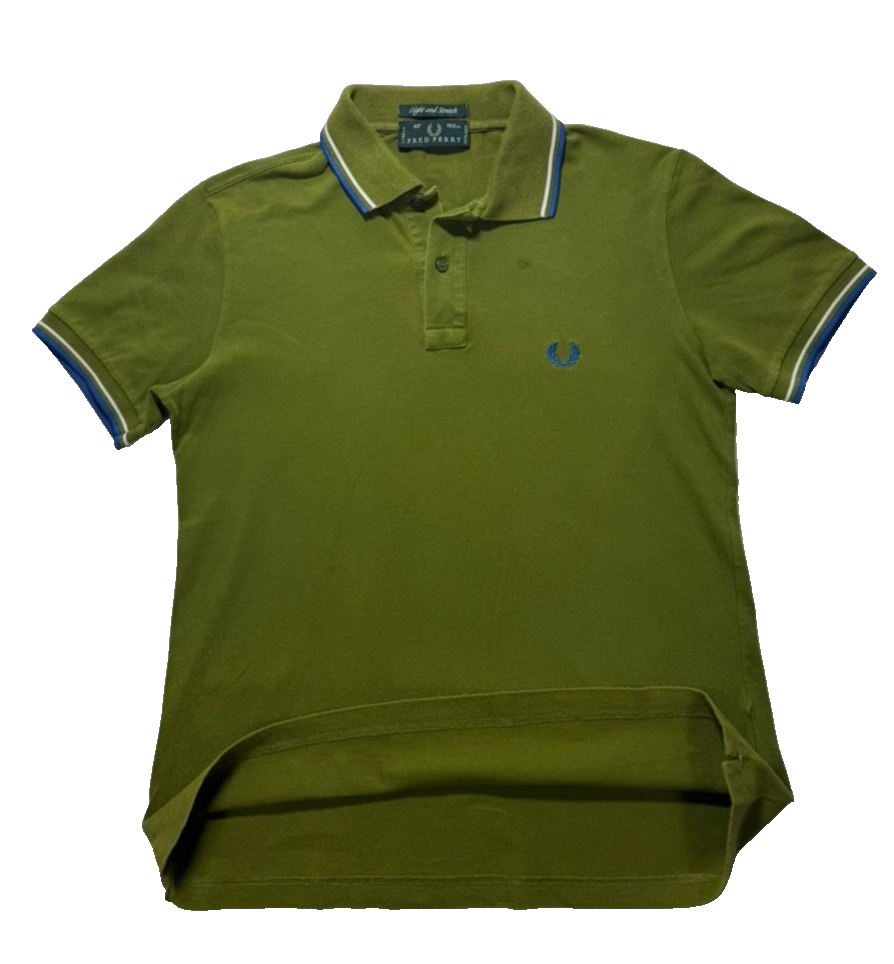 Fred Perry Green Polos T-Shirt Rare Vintage | Size: 40