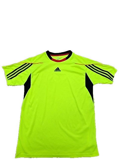 Adidas Men's Green Jersey – Size S, Stripe Reg stripe reg, Striped
