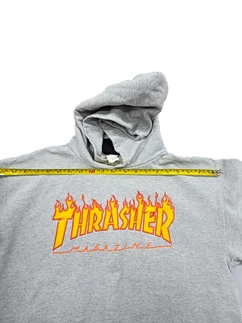 Thrasher Unisex Grey Skate Mag Pullover Hoodie Size S