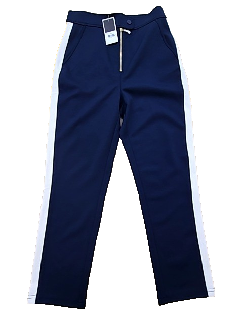 Juicy Couture Unisex Navy Pants – Size 6, Striped