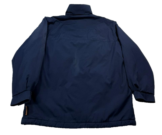 Fila Men's Magic Line Navy Blue Padded Ski Jacket Heavyweight Full Zip Size L