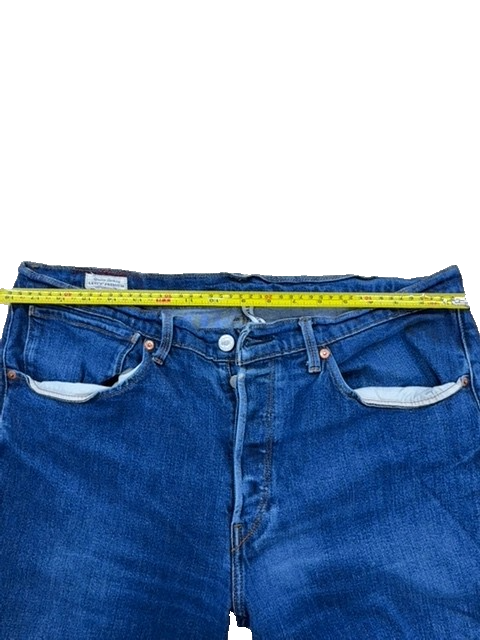 Levi's 501 Straight Jeans Men 36x32 Blue Vintage USA Red Tab Cotton