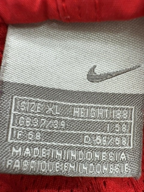Nike Men's Red Track Pants XXL Relaxed Fit Sportswear