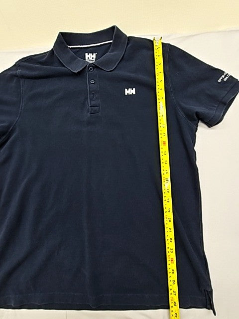 Helly Hansen Men's Navy Crew Polo XL Short Sleeve Organic Cotton